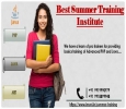 Have confusion in selecting Best Summer Training Institute f